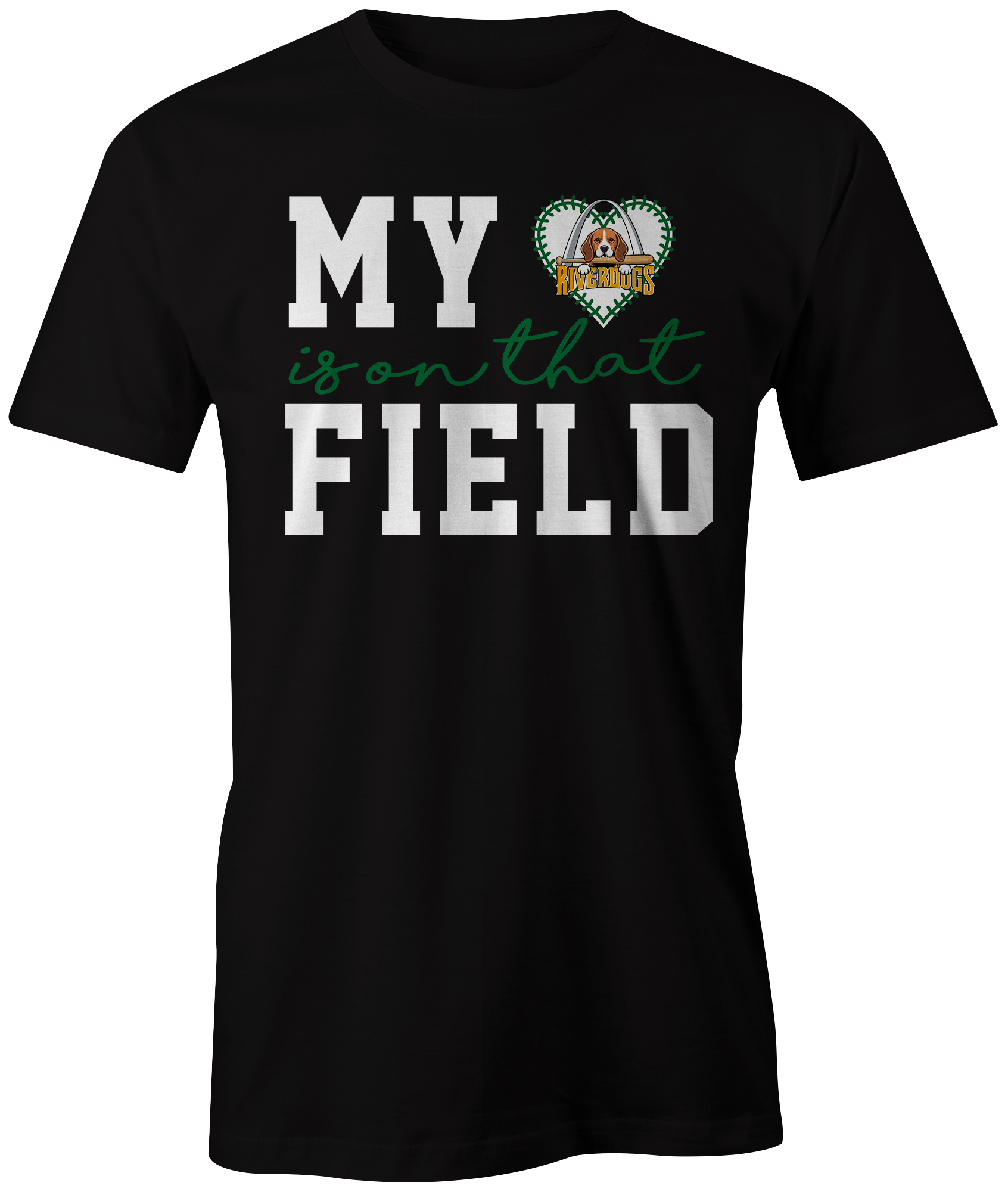 Riverdogs Baseball My Heart Tee